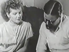 Peloso ragazzo penetrare il suo nuovo amico (1950s vintage)